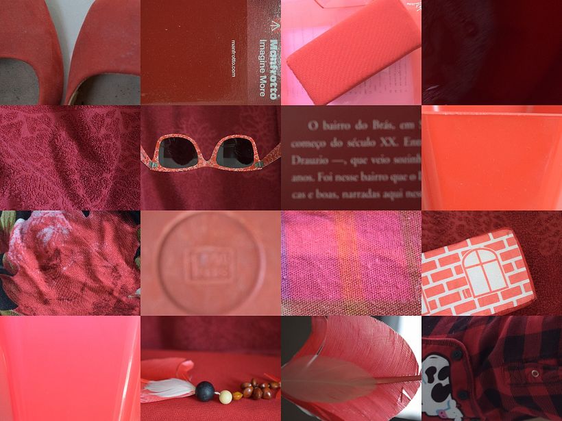 Colagem vermelha nº3