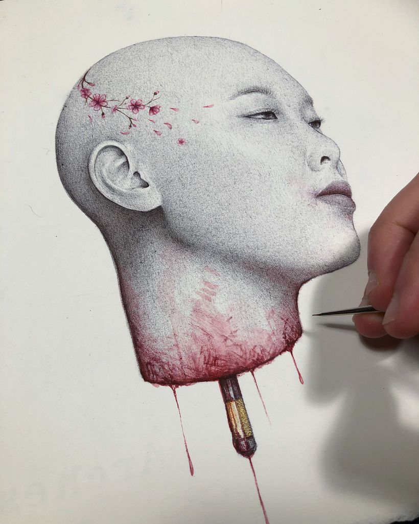 Pen & Watercolor Portraits 3