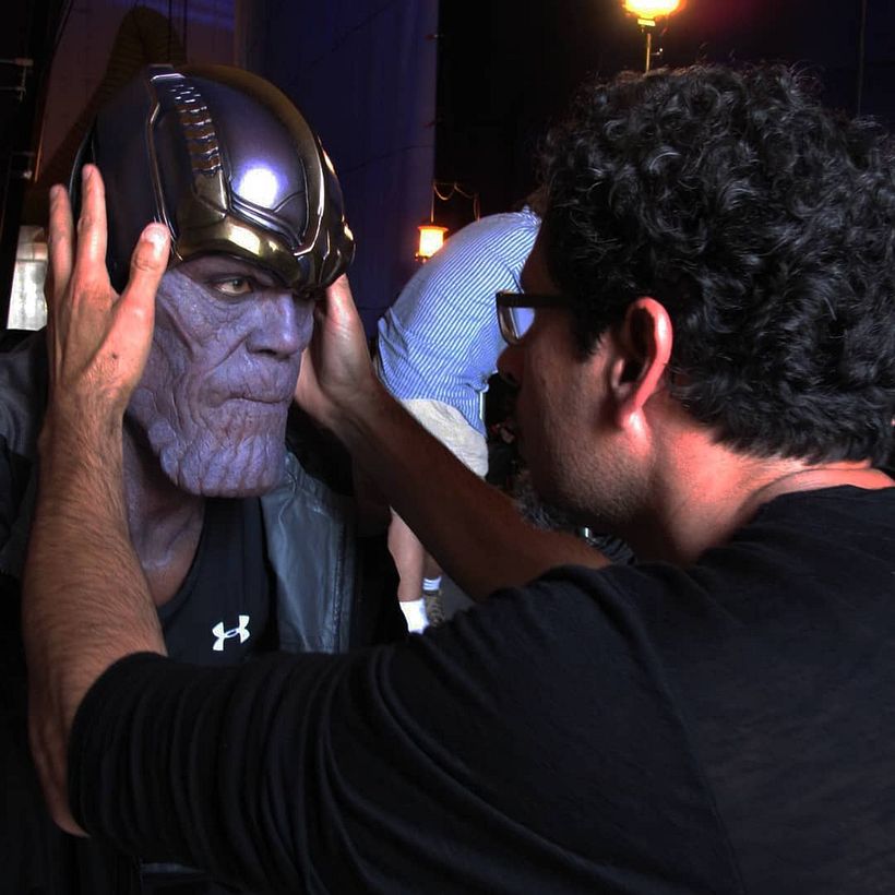 José designed Thanos' helmet, makeup, and costume for Avengers. Ironhead studio