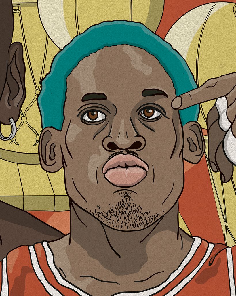 Detalle Póster The Last Dance - Dennis Rodman