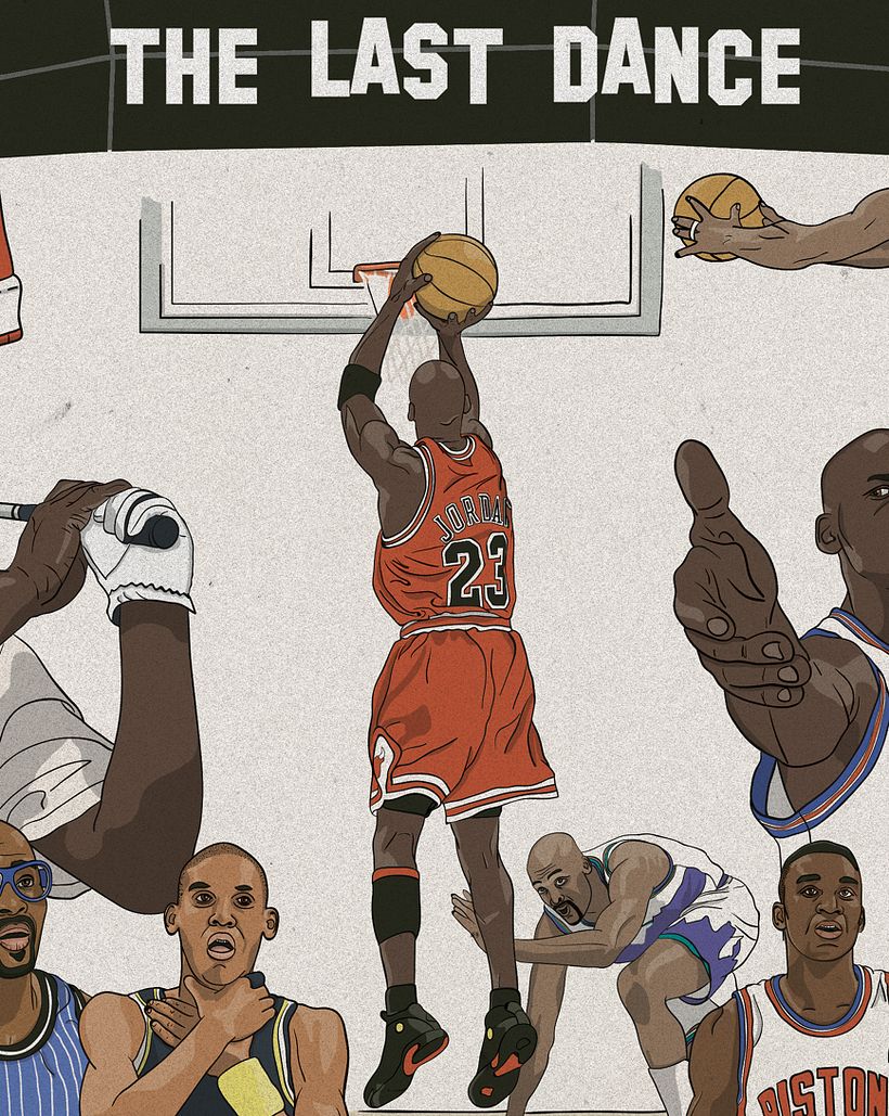 Detalle Póster The Last Dance - Michael Jordan last shoot