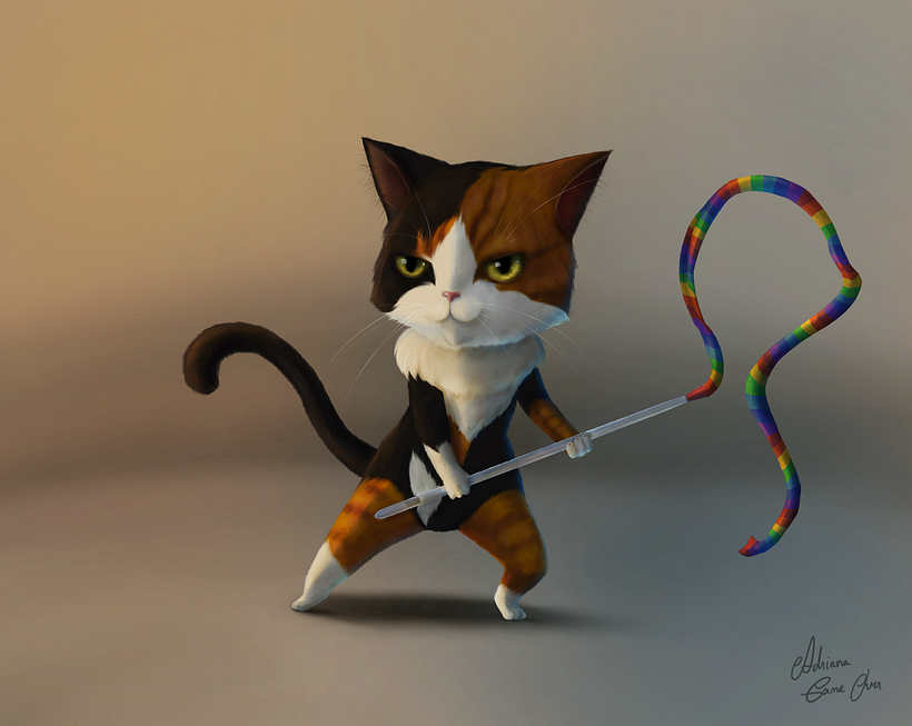 My project in Digital Painting for Characters: Ivy's Battle 0