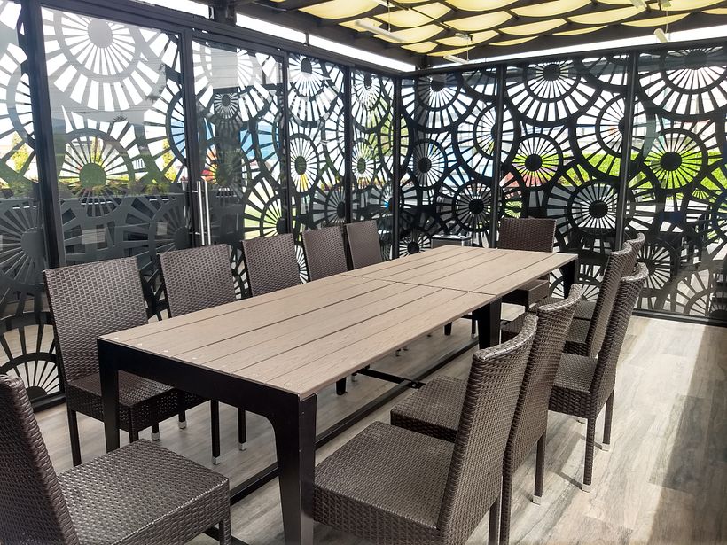 Diseño de terraza y comedor  -1