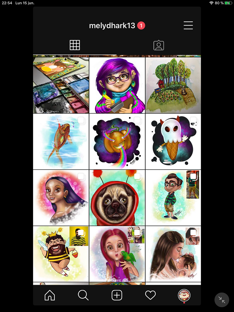 Mi Proyecto del curso: Creación de un porfolio de ilustración en Instagram 2