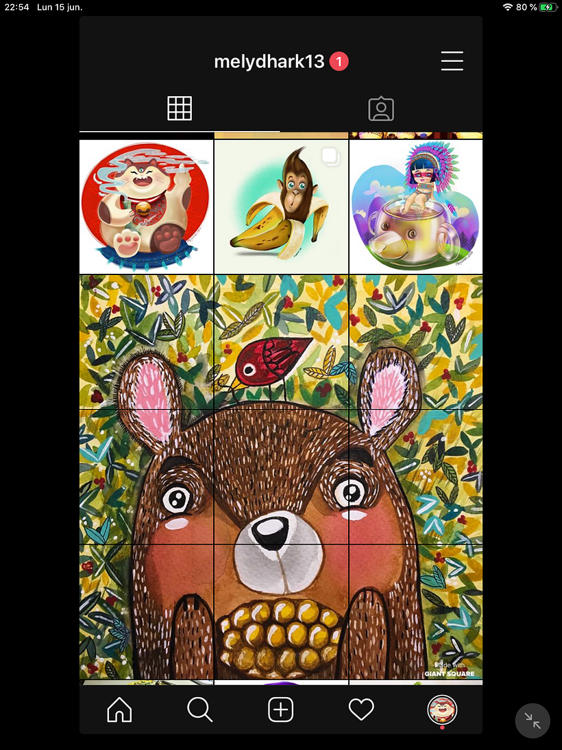 Mi Proyecto del curso: Creación de un porfolio de ilustración en Instagram 3