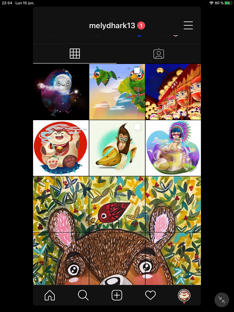 Mi Proyecto del curso: Creación de un porfolio de ilustración en Instagram 4