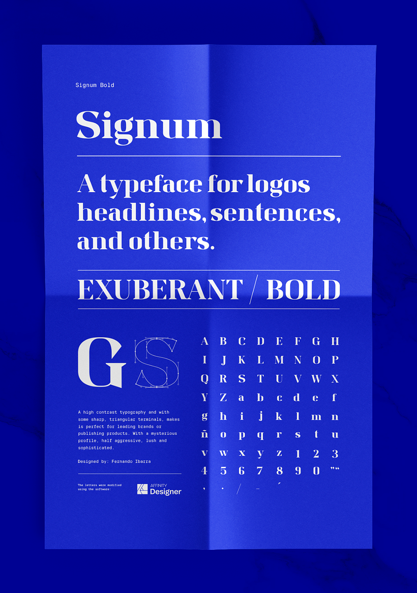 Signum: a system of letters from modules. 1