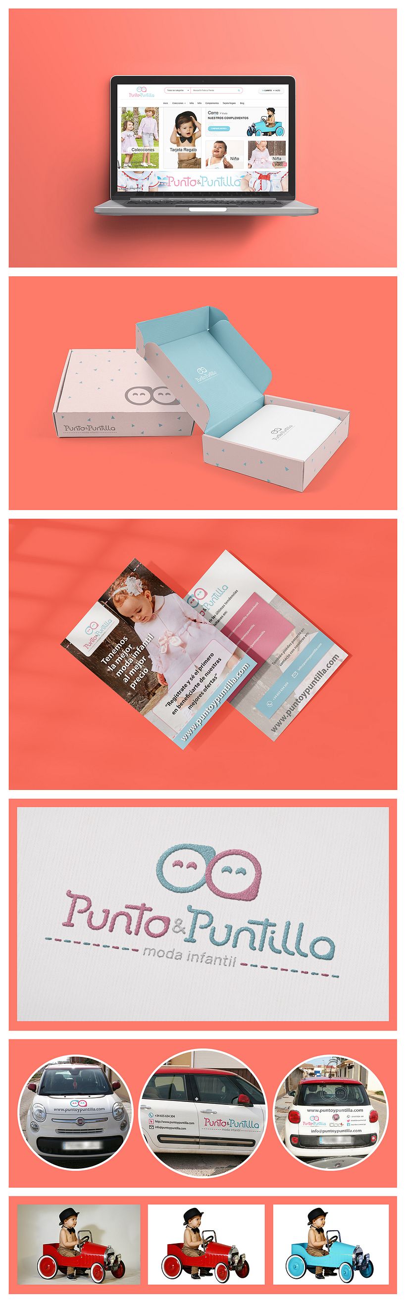 punto & puntilla - imagen de marca para moda infantil 2