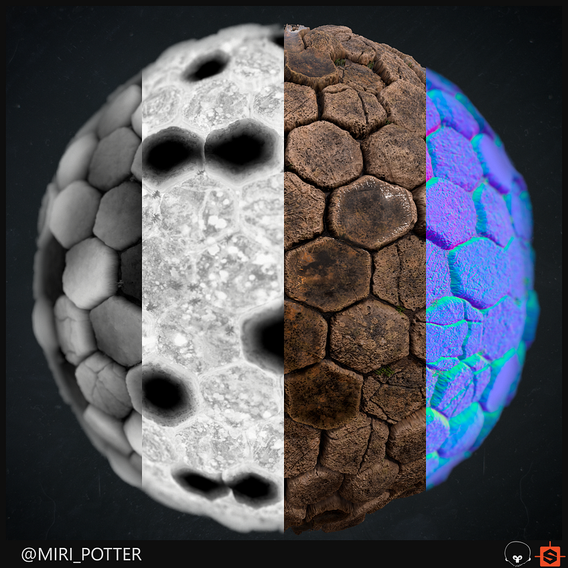 COMPOSICIÓN FINAL DE TEXTURA 01- VARIAS CAPAS QUE LO CONFORMAN