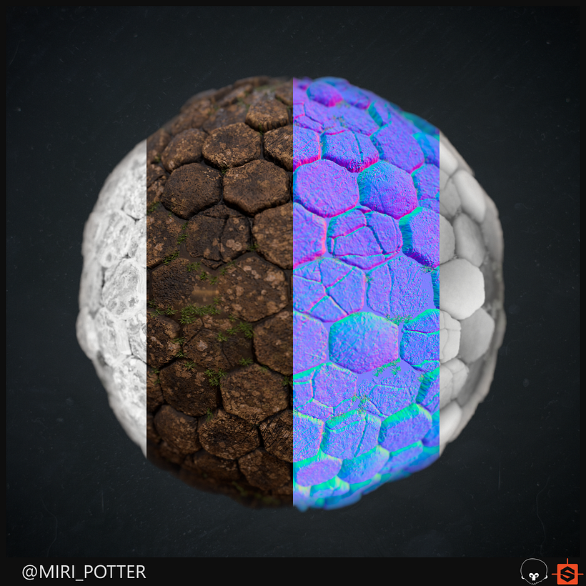 COMPOSICIÓN FINAL DE TEXTURA 02- VARIAS CAPAS QUE LO CONFORMAN