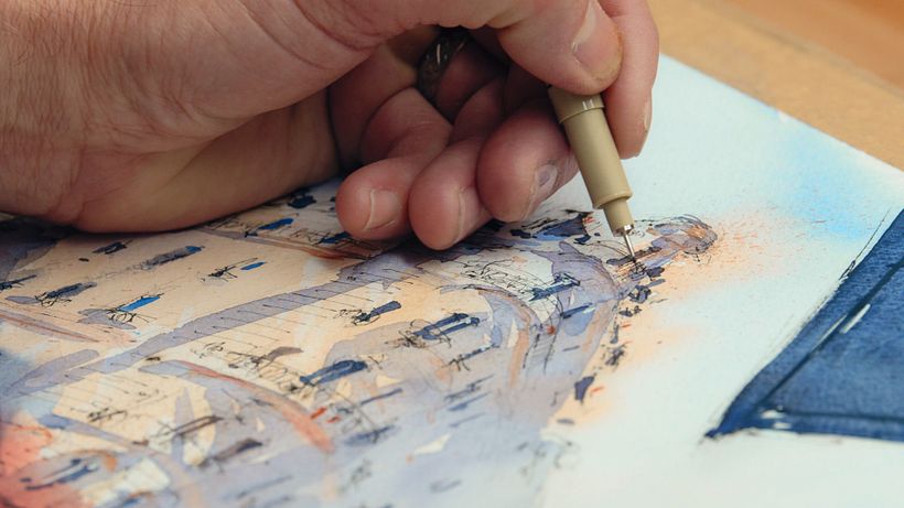 Materiales básicos para empezar a pintar con acuarelas 3