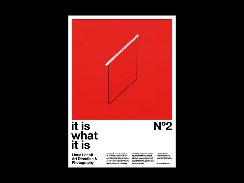 "It is what it is" Poster Series 0