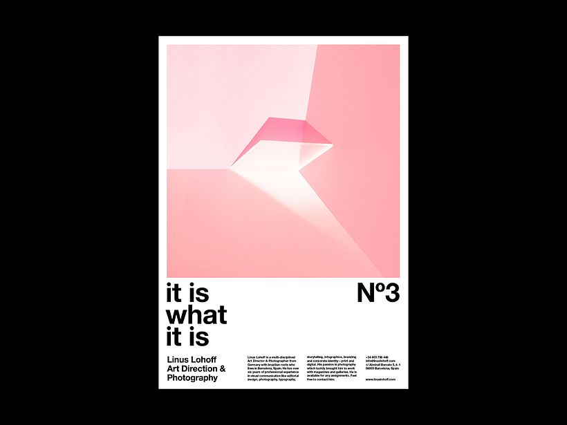 "It is what it is" Poster Series 1