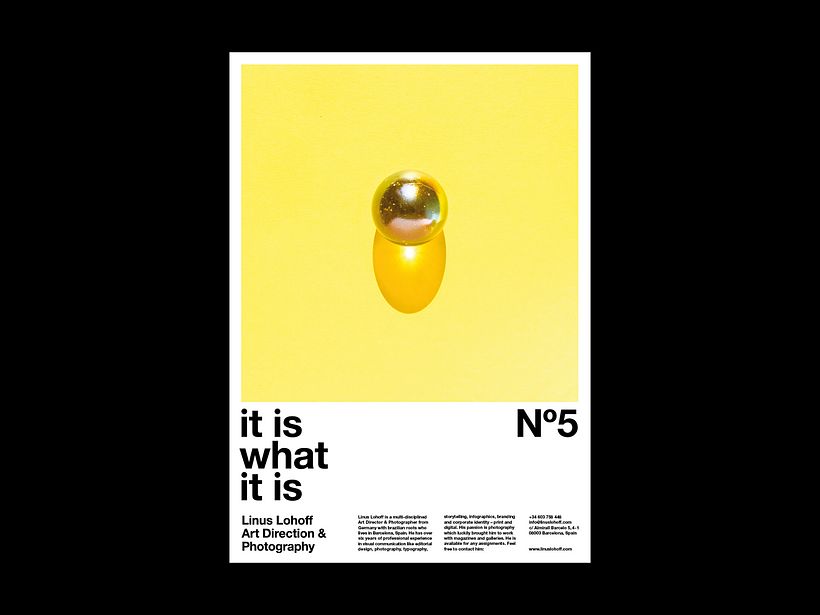 "It is what it is" Poster Series 3