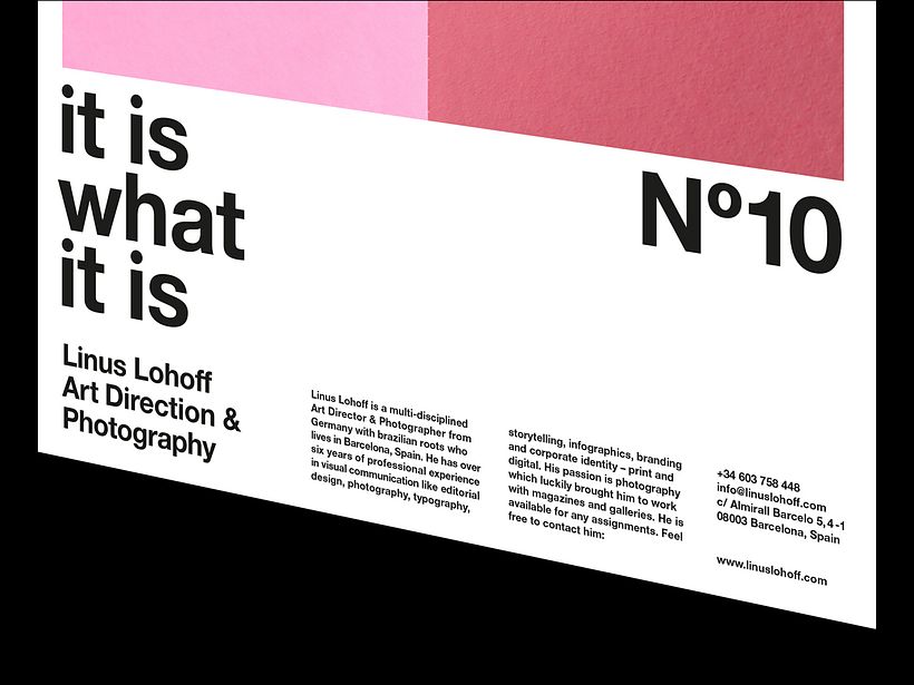 "It is what it is" Poster Series 12