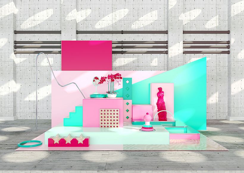 My project in Abstract Compositions with Cinema 4D course 1