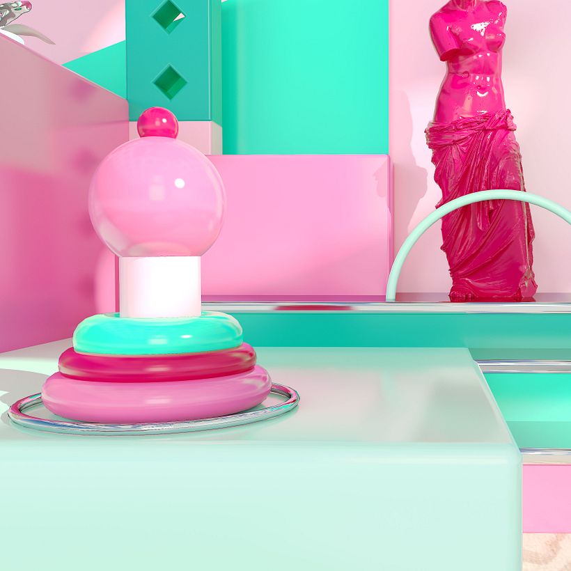 My project in Abstract Compositions with Cinema 4D course 3