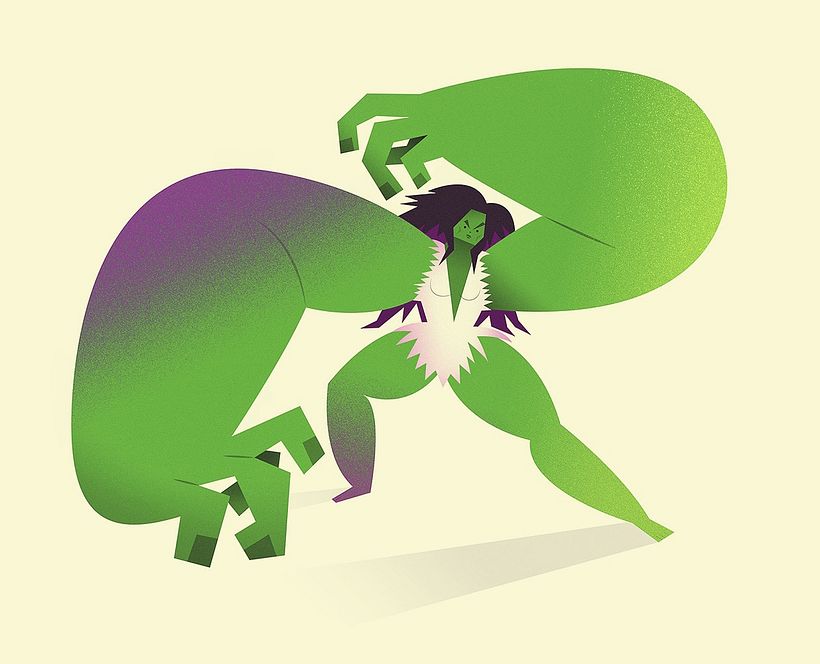She-Hulk based on the Marvel character created by Stan Lee and John Buscema