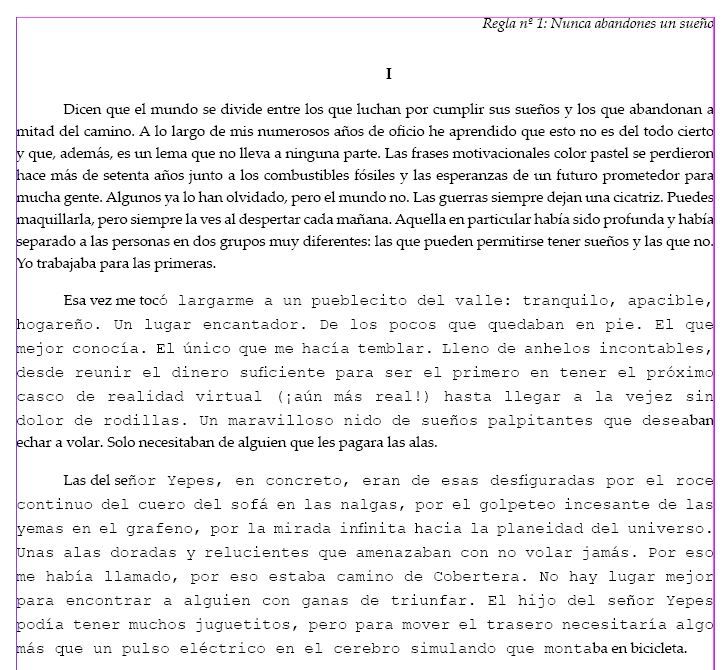 INDESIGN: importación de texto desde word con fallos 1