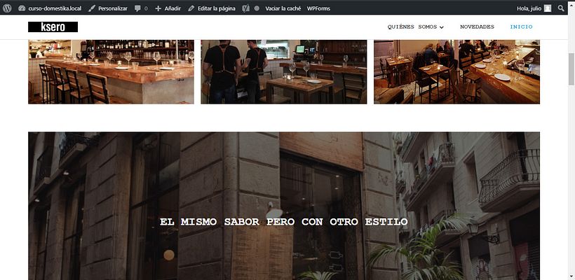 Mi Proyecto del curso: Creación de una web profesional con WordPress 2