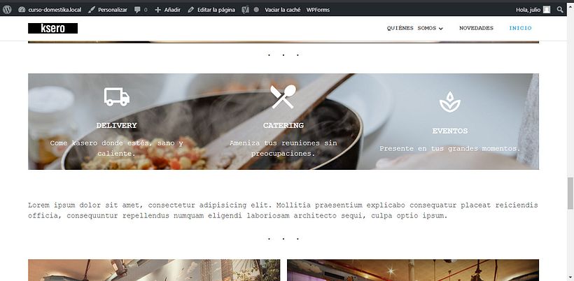 Mi Proyecto del curso: Creación de una web profesional con WordPress 6