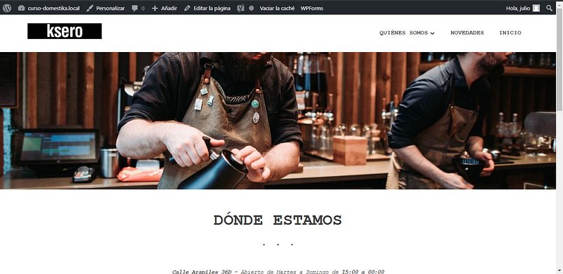 Mi Proyecto del curso: Creación de una web profesional con WordPress 8