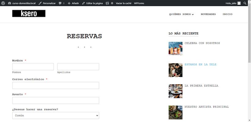 Mi Proyecto del curso: Creación de una web profesional con WordPress 11