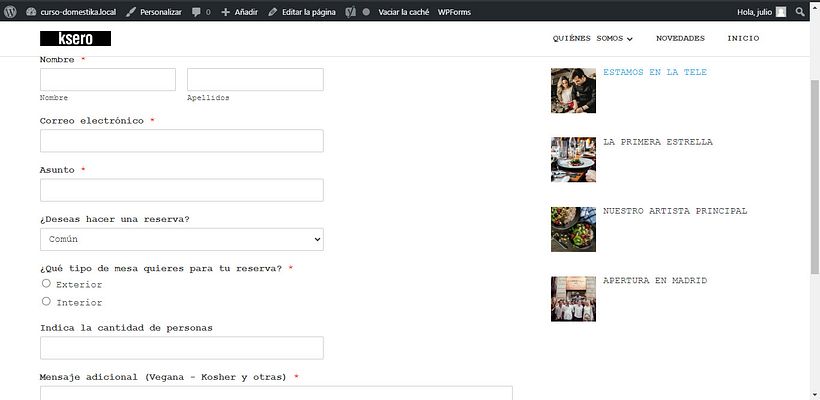 Mi Proyecto del curso: Creación de una web profesional con WordPress 12