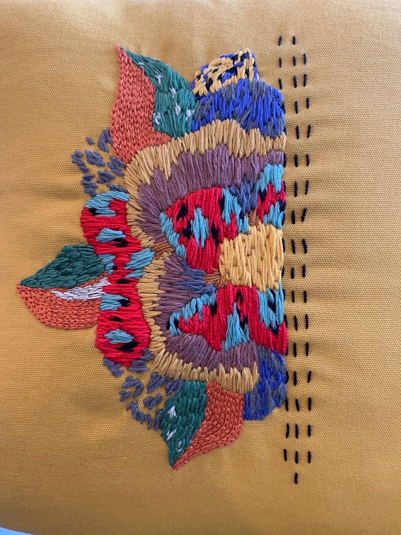 My project in Creative Embroidery: The Stitch Revolution course -1