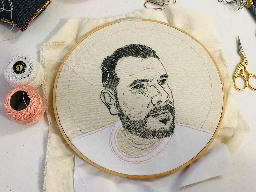 Mi Proyecto del curso: Creación de retratos bordados 2