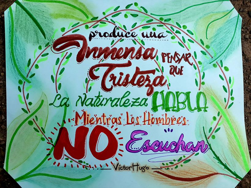 Concurso: Lettering para el Medio Ambiente 1