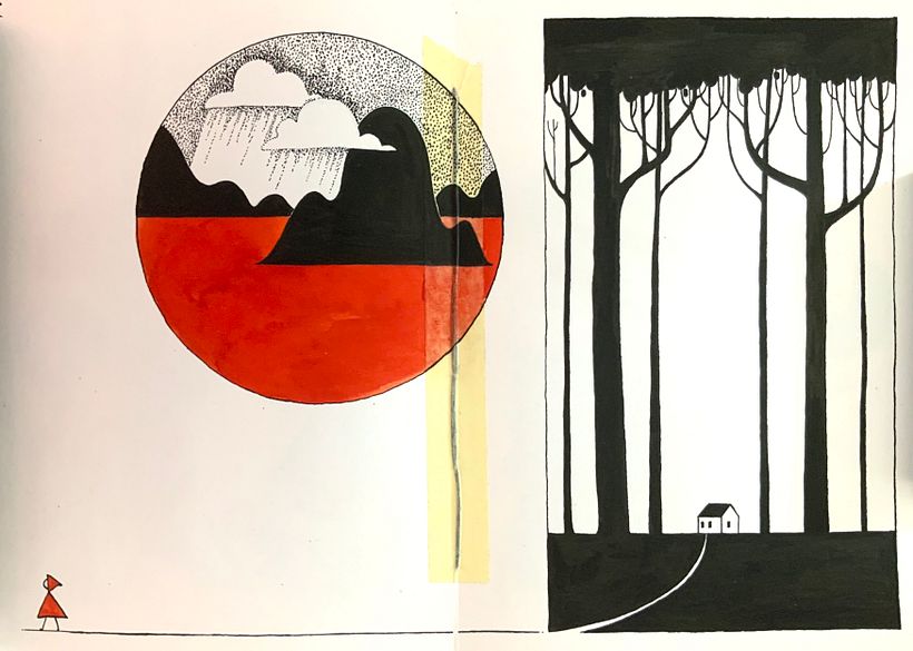 My project in Illustration Techniques to Unlock your Creativity course -1