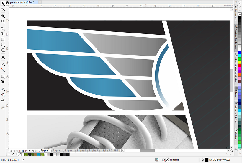 Problema al exportar como PDF en CorelDraw 1
