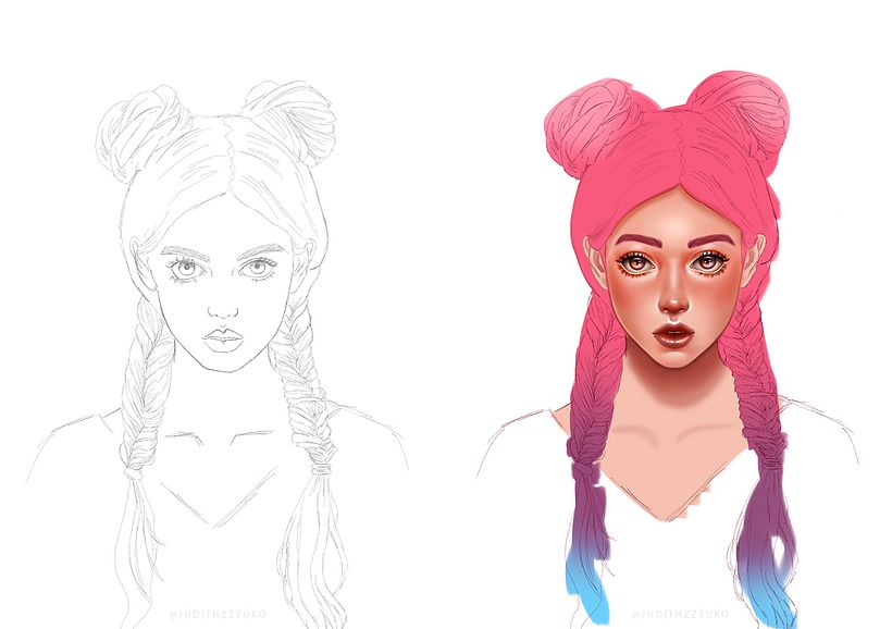 Mi Proyecto del curso: Retratos digitales de fantasía con Photoshop -1