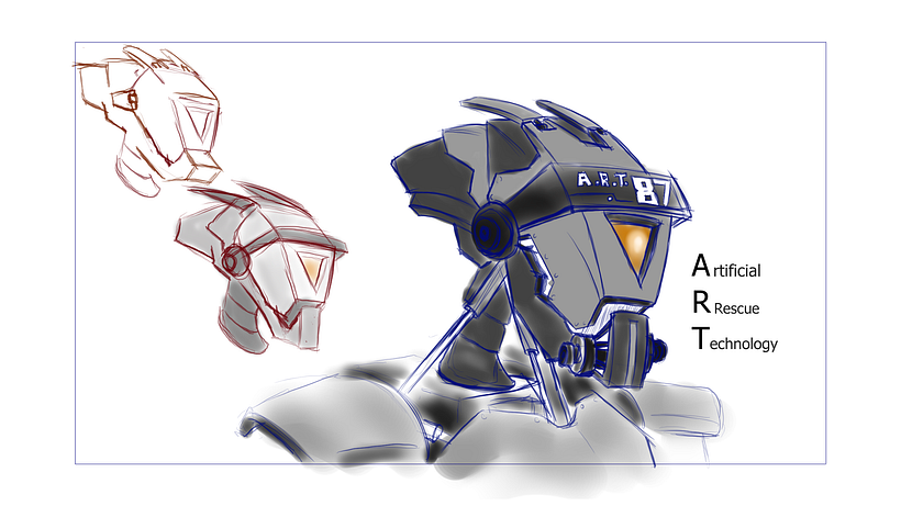 Meet Art! a character in progress for an Animated short