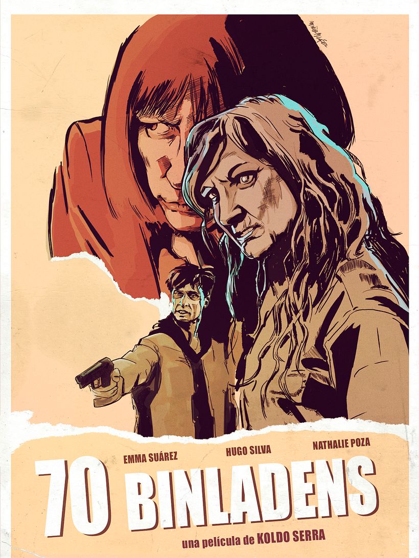 Carteles de cine: 70 binladens (Koldo Serra, 2018) 0