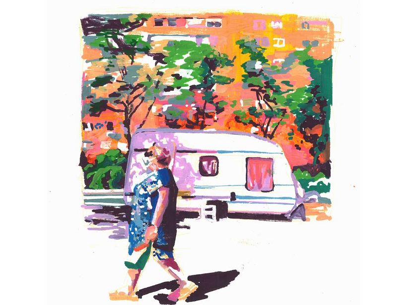 Técnica mixta (acrílico y rotulador sobre papel)2020