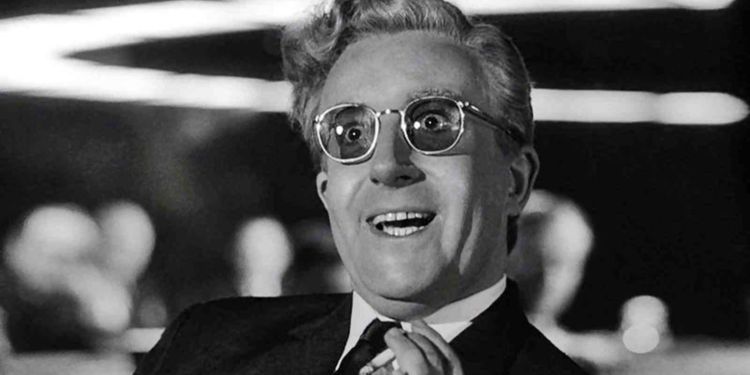 Peter Sellers en '¿Teléfono rojo? Volamos hacia Moscú'