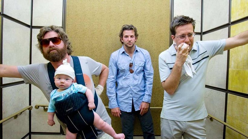 Zach Galifianakis, Bradley Cooper y Ed Helms en 'Resacón en Las Vegas'