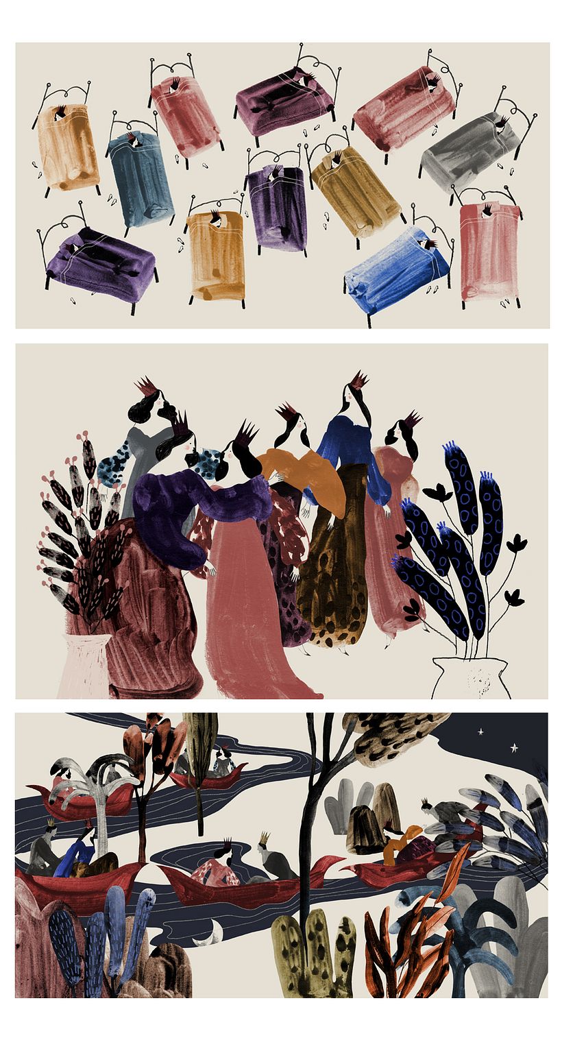 Doce princesas bailarinas 1