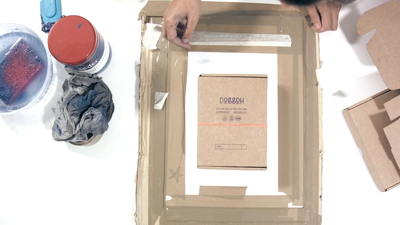 Tutorial de serigrafia: como fazer um packaging handmade 9