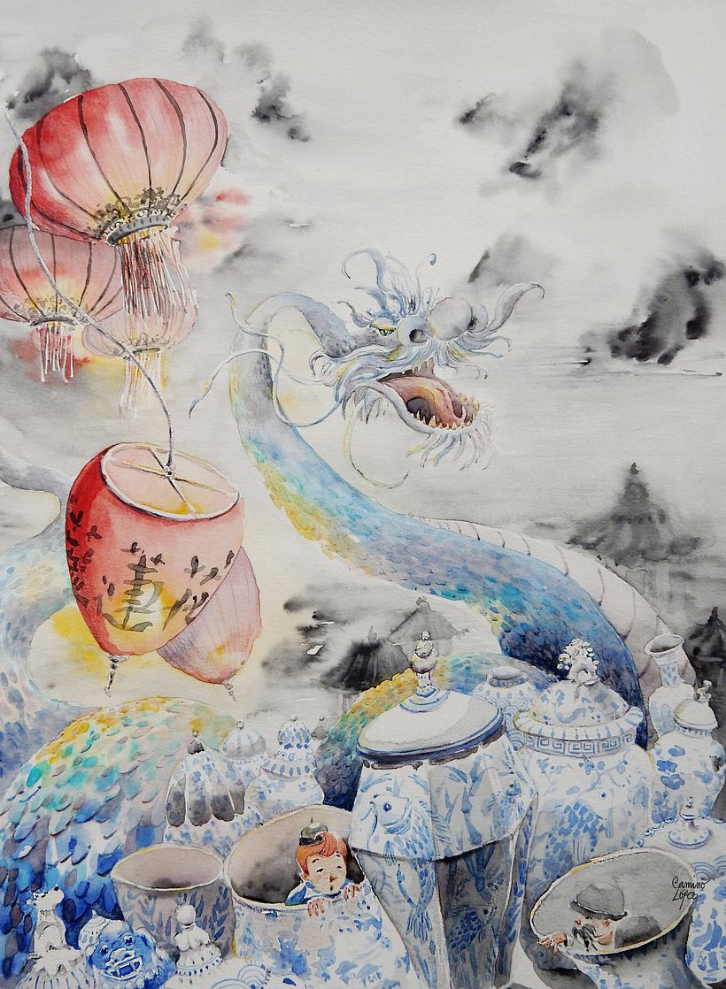 Acuarela sobre papel. 40 x 32 cm