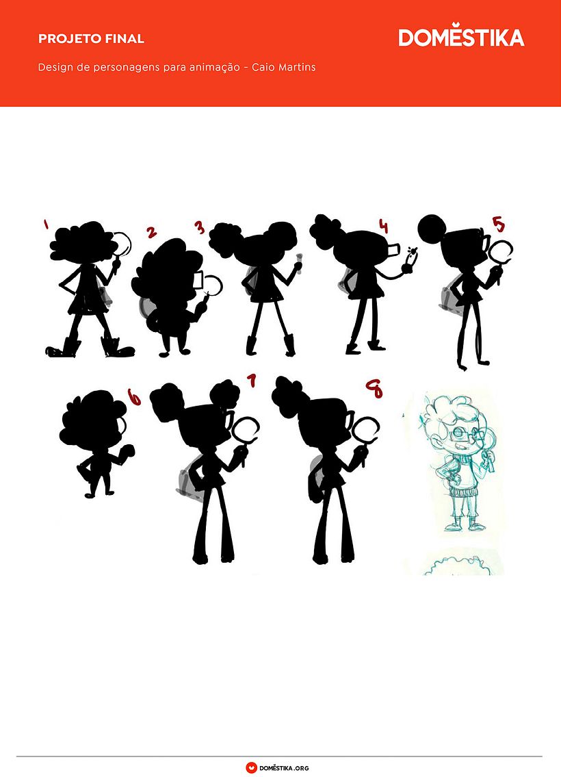 Character Design with Caio Martins - Chloe Design - Traditional illustration