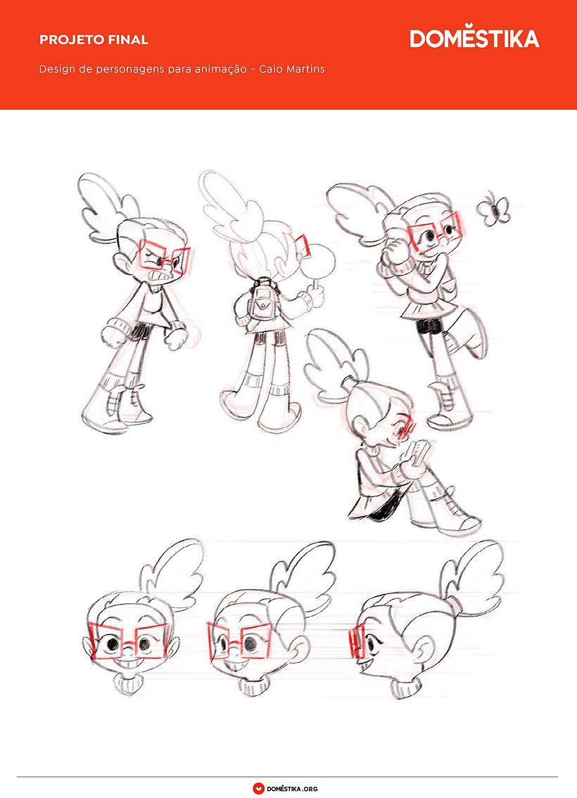 Character Design with Caio Martins - Chloe Design - Traditional illustration