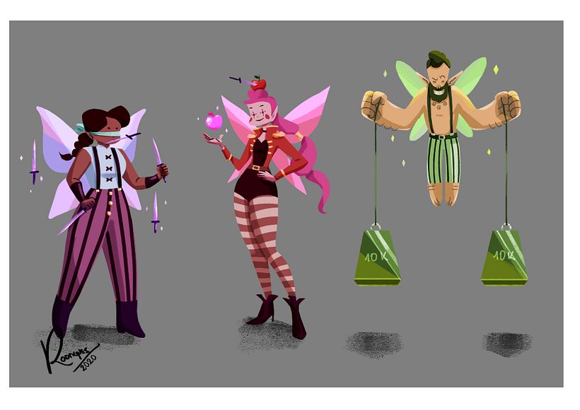 Escolhi o tema: Fadas Circenses