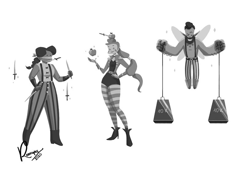 Meu projeto do curso: Fábrica de personagens ilustrados 1