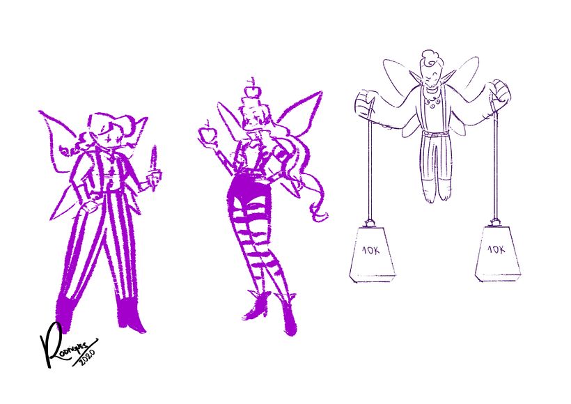 Meu projeto do curso: Fábrica de personagens ilustrados 2