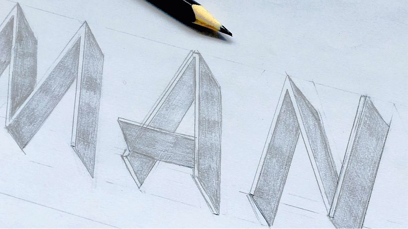 Dibujo de letras para logo
