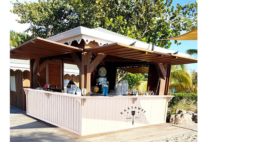 Restaurante en la playa