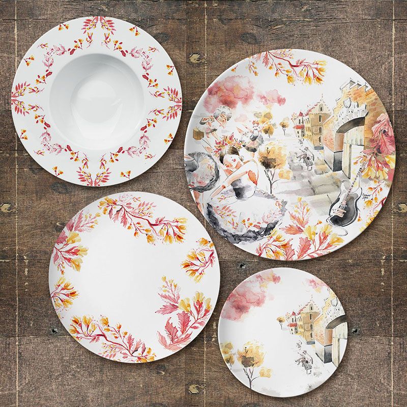 Vajillas estampadas 12